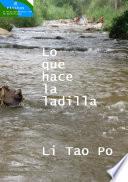 Libro Lo que hace la ladilla