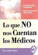 Libro Lo que no nos cuentan los médicos