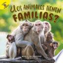 Libro ¿Los animales tienen familias?