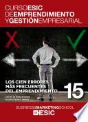 Libro Los cien errores más frecuentes del emprendimiento