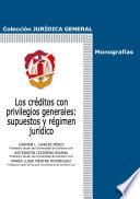 Libro Los créditos con privilegios generales