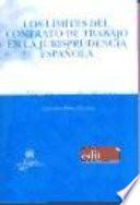 Libro Los límites del contrato de trabajo en la jurisprudencia española