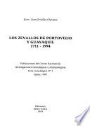 Libro Los Zevallos de Portoviejo y Guayaquil, 1711-1994