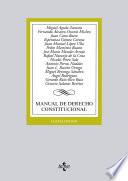 Libro Manual de Derecho Constitucional