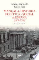 Libro Manual de Historia Política y Social de España (1808-2018)