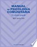 Libro Manual de psicología comunitaria