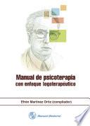 Libro Manual de psicoterapia con enfoque logoterapéutico