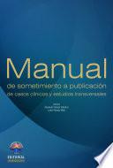 Libro Manual de sometimiento a aplicación de casos clínicos y estudios transversales