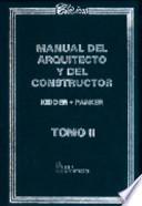 Libro Manual Del Arquitecto y Del Constructor 2 Tomos