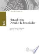 Libro Manual sobre Derecho de Sociedades
