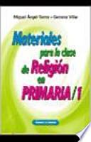 Libro Materiales para la clase de religión en Primaria 1