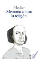 Libro Memoria contra la religión