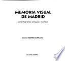 Libro Memoria visual de Madrid
