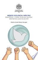 Libro Menos violencia, más paz.