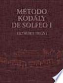 Libro Método Kodály de Solfeo I
