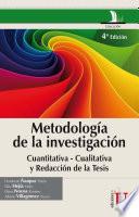 Libro Metodología de la investigación cuantitativa - cualitativa y redacción de la tesis