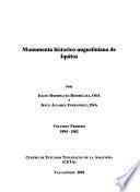 Libro Monumenta histórico-augustiniana de Iquitos
