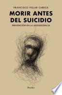 Libro Morir antes del suicidio