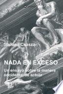 Libro Nada En Exceso