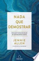 Libro Nada que demostrar