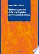 Libro Nociones generales de la ley organica de proteccion de datos / Outline Organic Law on Data Protection