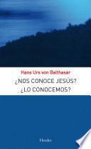 Libro ¿Nos conoce Jesús? ¿Lo conocemos?