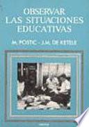 Libro Observar las situaciones educativas