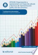 Libro Organización y operaciones con hojas de cálculo y técnicas de representación gráfica de documentos. ADGG0108
