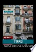Libro Paris: Famous Historical Residences