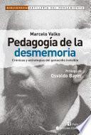 Libro Pedagogía de la desmemoria