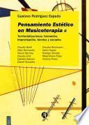 Libro Pensamiento Estético en Musicoterapia