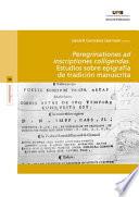 Libro Peregrinationes ad inscriptiones colligendas