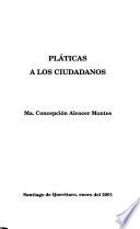 Libro Pláticas a los ciudadanos