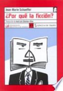 Libro Por qué la ficción?