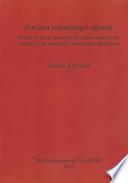 Libro Por una arqueología agraria