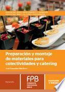 Libro Preparación y montaje de materiales para colectividades y catering