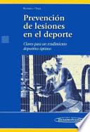 Libro Prevención de lesiones en el deporte