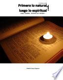 Libro Primero lo natural, luego lo espiritual -Leyes mosaicas: Sombras de lo venidero – Volumen 3