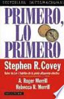 Libro Primero, lo primero