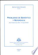 Libro Problemas de semántica y referencia