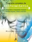 Libro Programa completo de entrenamiento