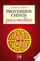 Libro Proverbios Chinos para Meditar