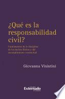 Libro ¿Qué es la responsabilidad civil?