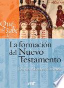 Libro Qué se sabe de... La formación del Nuevo Testamento