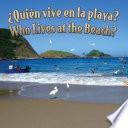Libro Quien vive en la playa?