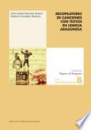 Libro Recopilatorio de canciones con textos en lengua aragonesa