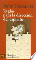 Libro Reglas para la dirección del espíritu