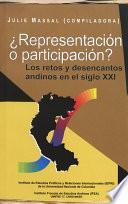 Libro ¿Representación o participación?