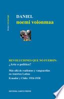 Libro Revoluciones que no fueron: ¿arte o política?