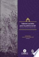 Libro Saberes sociales para la justicia social